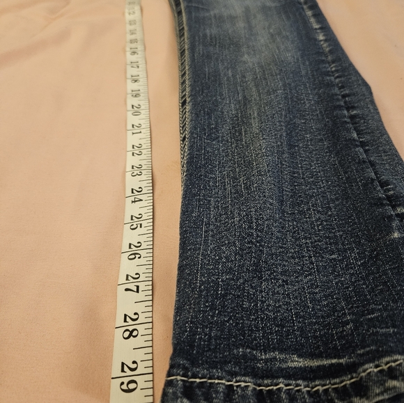 Rock Revival Blue Straight Leg Jeans Classic Denim - Picture 3 of 10